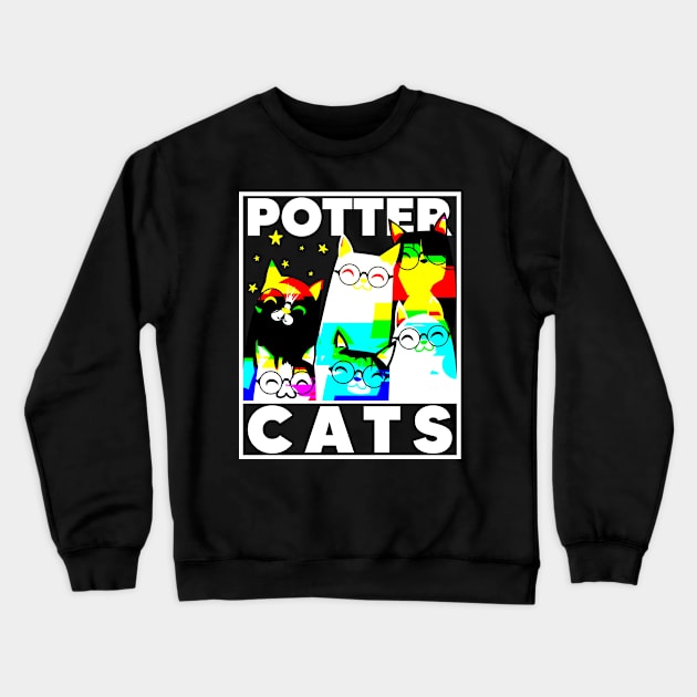 Potter Cats 6 Crewneck Sweatshirt by TarikStore